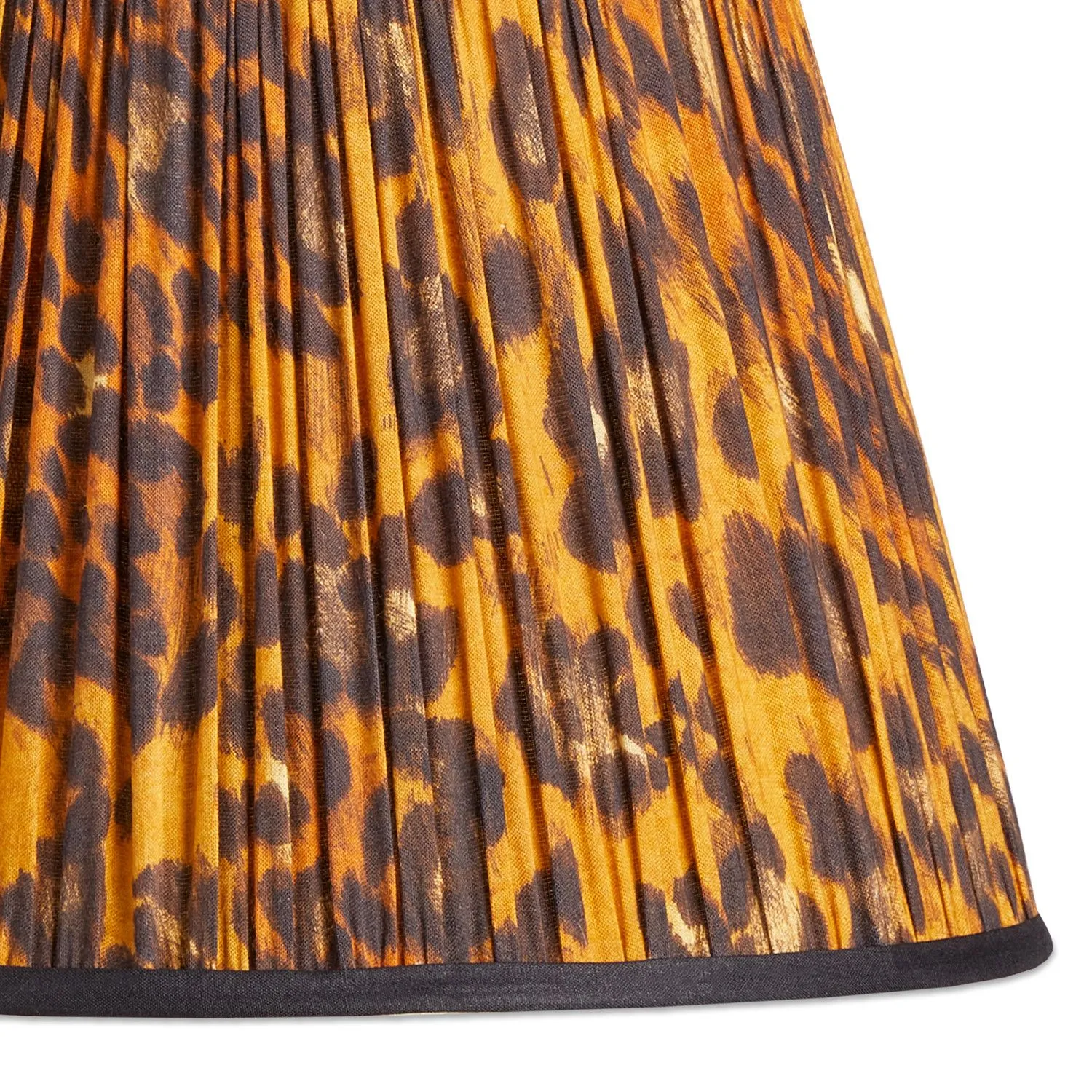 14cm tall tapered shade in classic Leopard Love by Matthew Williamson