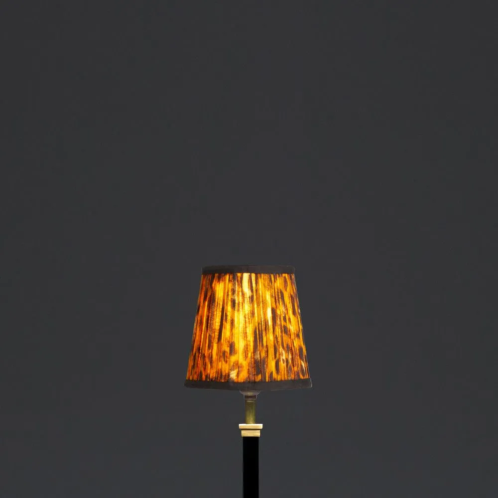 14cm tall tapered shade in classic Leopard Love by Matthew Williamson