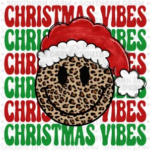 Christmas Vibes Leopard Smile