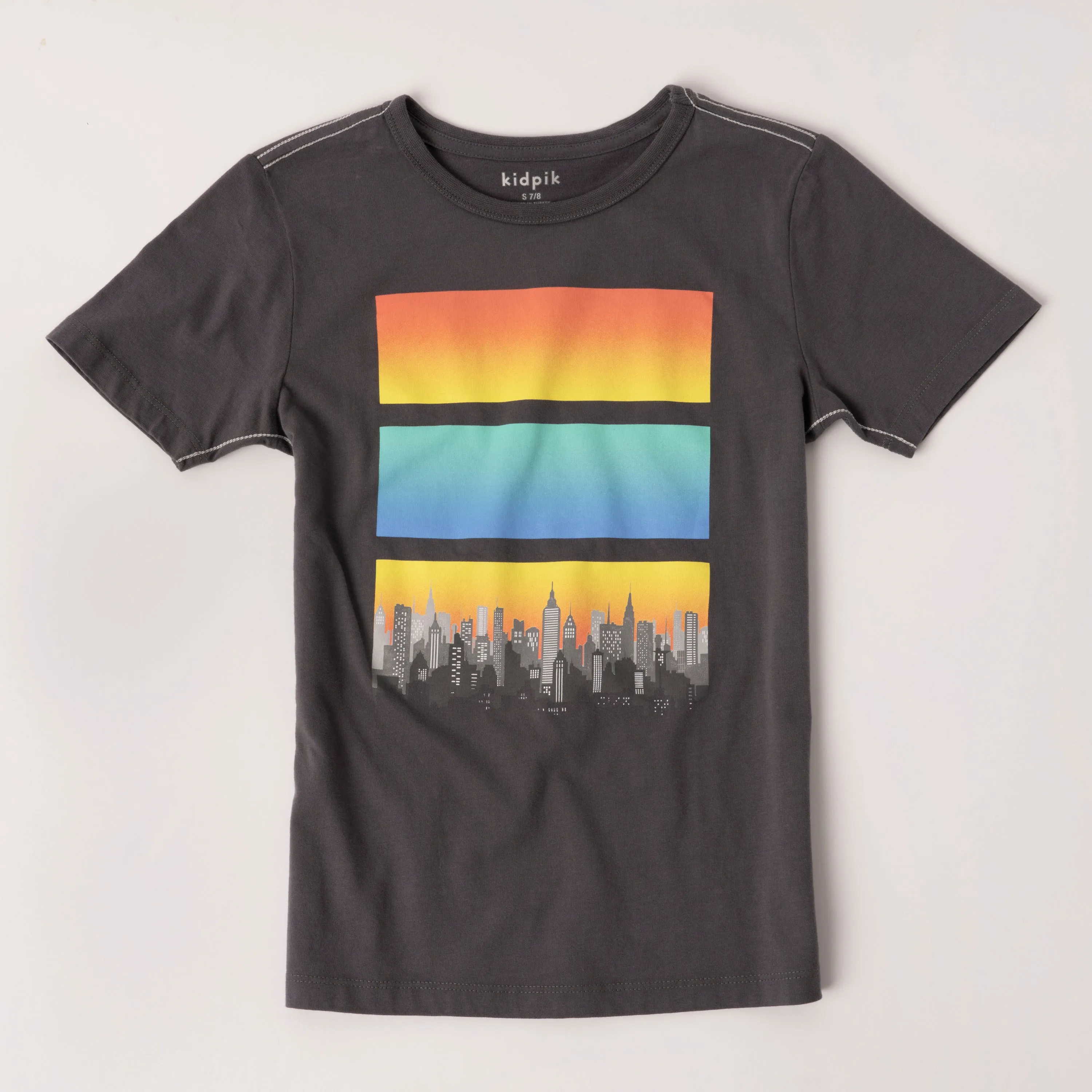 City Contrast Stitch Tee