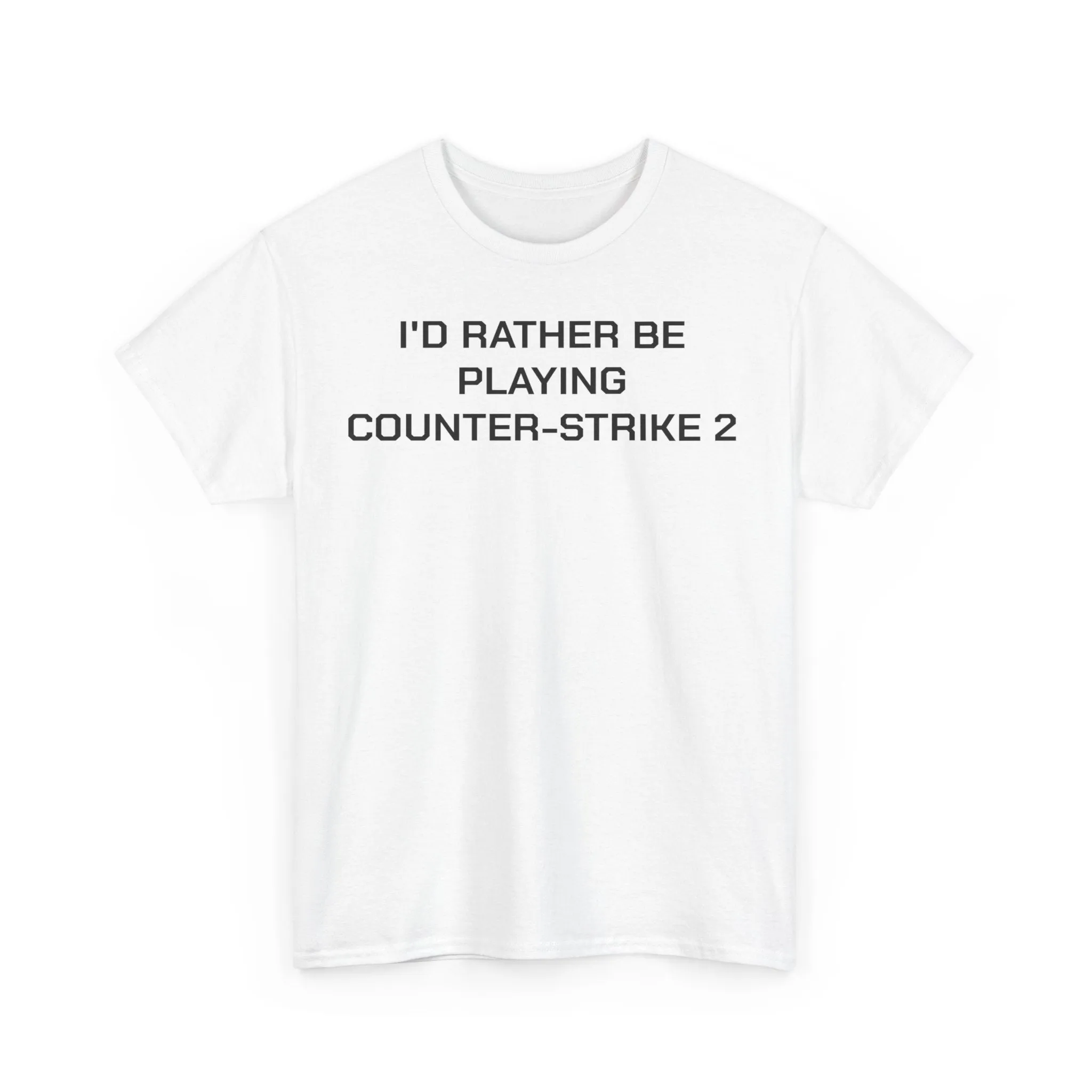 Counter-strike 2 I'd Rather Be Playing Unisex Heavy Cotton Tee cs counterstrike Cups Mugs Cup Gamer Gift For Him Her Game Cup Cups Mugs Birthday Christmas Valentine's Anniversary Gifts