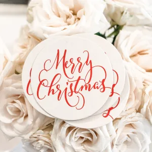 Custom Merry Christmas Coasters
