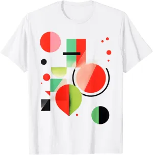 Geometric Graphic Polygon Colorful Abstract Art Geometric T-Shirt