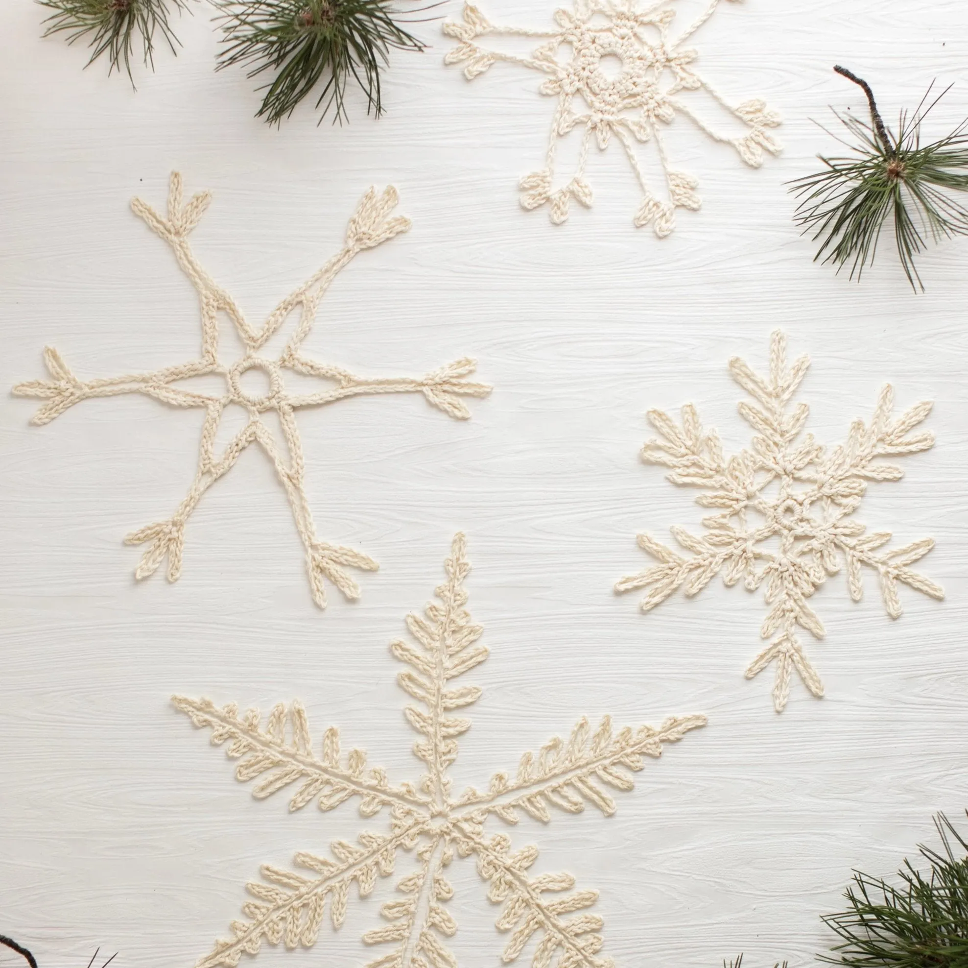 Giant Crocheted Snowflake Kit
