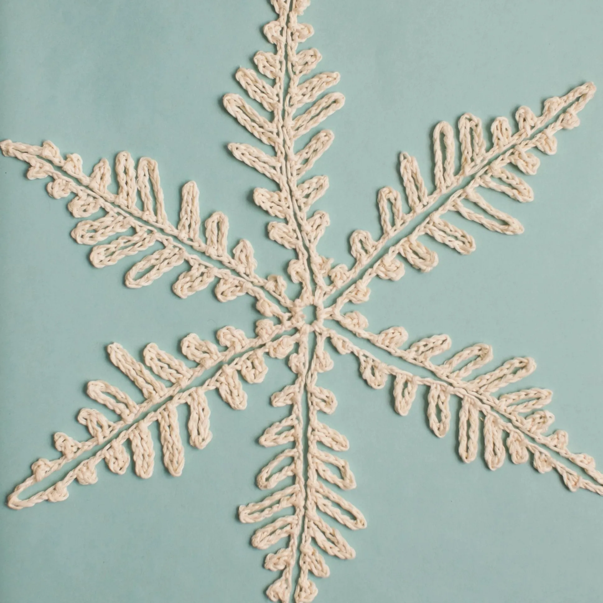Giant Crocheted Snowflake Kit