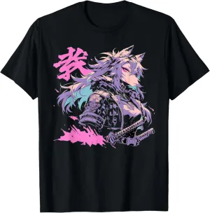 Goth Grunge Demon Anime Furry Wolf Horror Alt Aesthetic T-Shirt