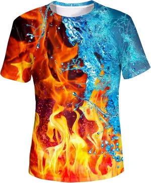 LAIDIPAS Unisex T-Shirt for Men and Women 3D Graphic Tee Adult Novelty Shirt Size S-XXL