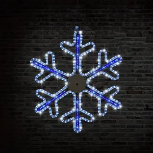 LED Flexi Strip Melting Snowflake White/Blue