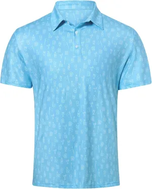 Mens Polo Golf Shirts Funny Graphics Shorts Sleeve Button Shirts