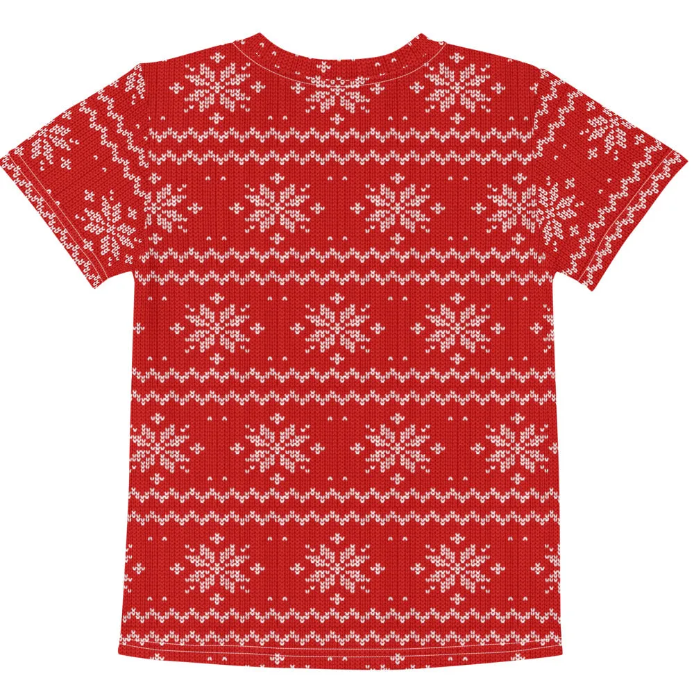 Ornament Snowflake Kids crew neck t-shirt