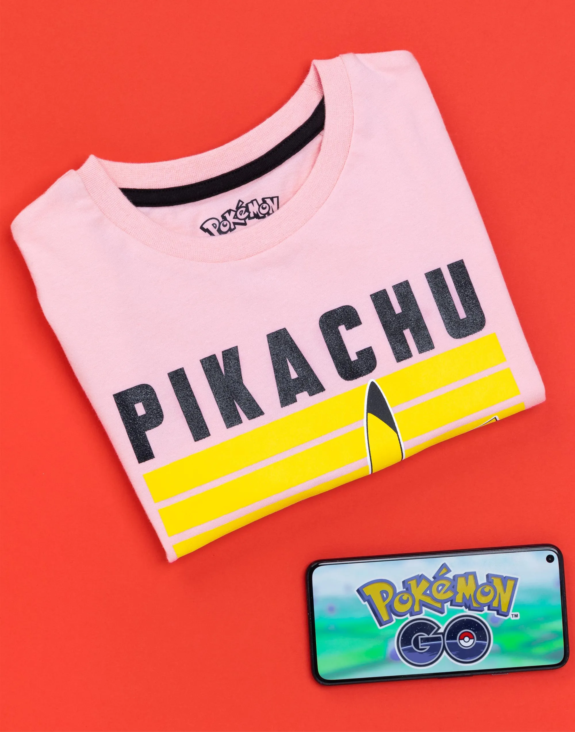 Pokemon T-Shirt For Girls  Pikachu Character - Pink